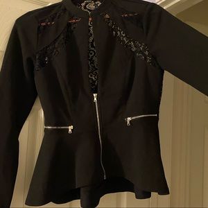 Professional stylish blazer cardigan jacket from Windsor - Black